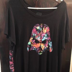 Her Universe Star Wars Tropical Darth Vader Top - XL
